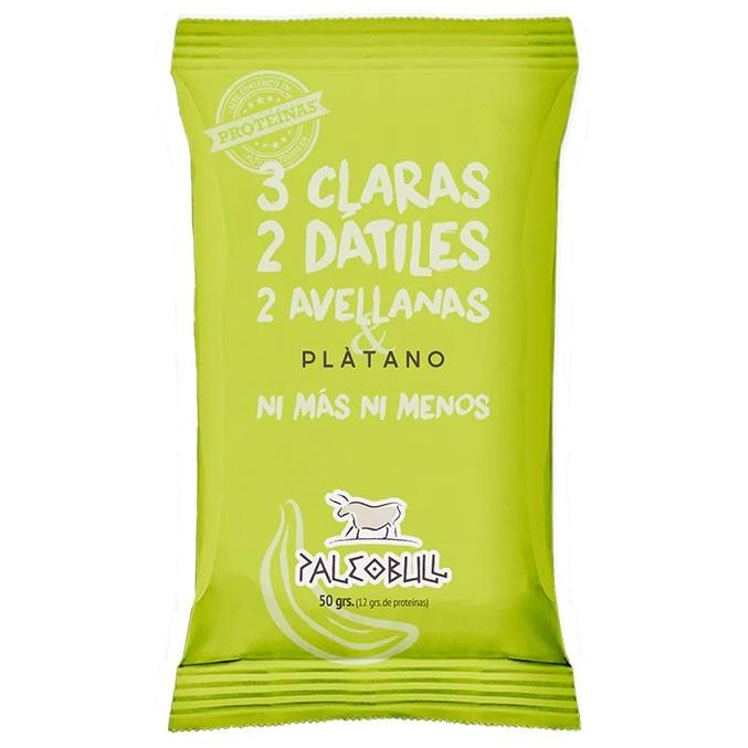 PaleoBull energiereep met dadels, hazelnoten en banaan, 50 g