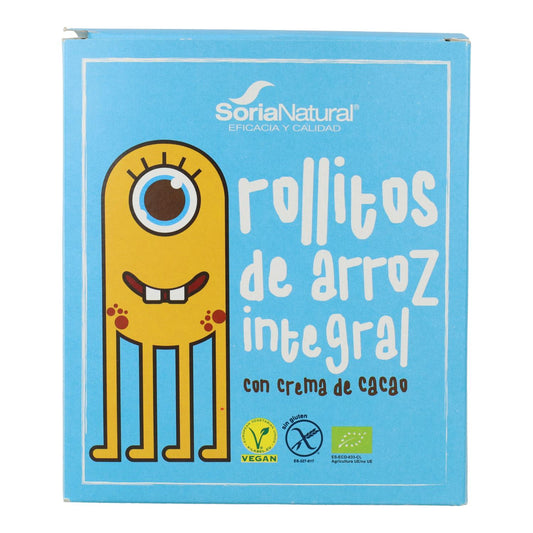 Rouleaux de riz naturels Soria à la crème de cacao 4 x 25 g