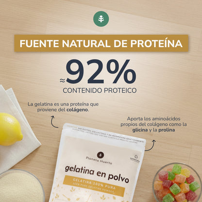 Planeta Huerto neutral collagen powder gelatine 1 kg