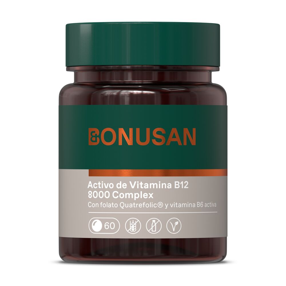 Vitamine B12 active 8000 Complex Bonusan 60 comprimés