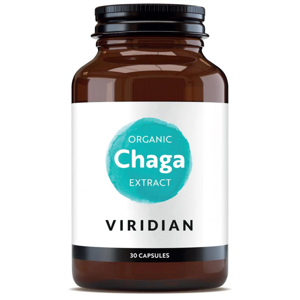 Organiskt chaga-extrakt Viridian 30 kapslar