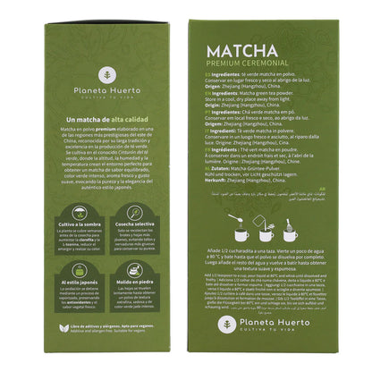 Herbata Matcha klasy ceremonialnej Premium Planeta Huerto 200 g