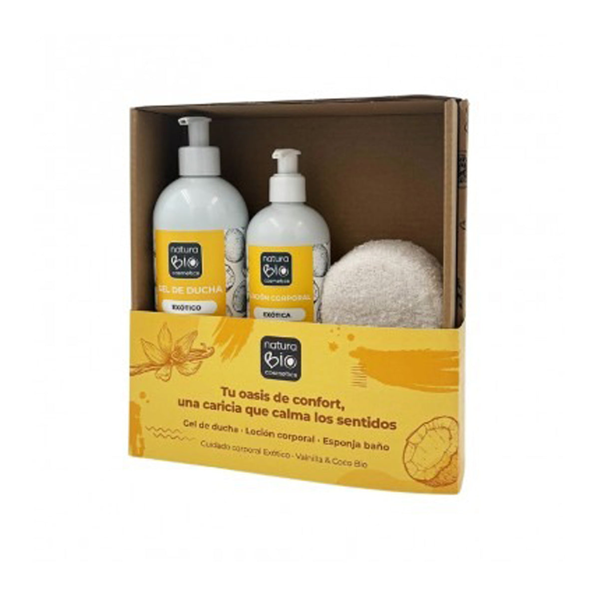 Pack hygiène et soins corporels Exotique CADEAU coffret cadeau NaturaBIO Cosmetics