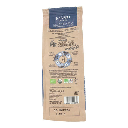 Bio-Kaffeebohnen, entkoffeiniert, 250 g