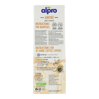 Boisson aux amandes Barista Alpro 1 litre