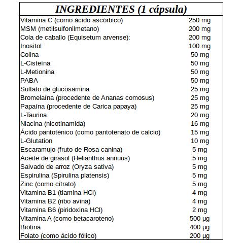 Ultra Hair Plus med MSM Nature's Plus, 60 tabletter