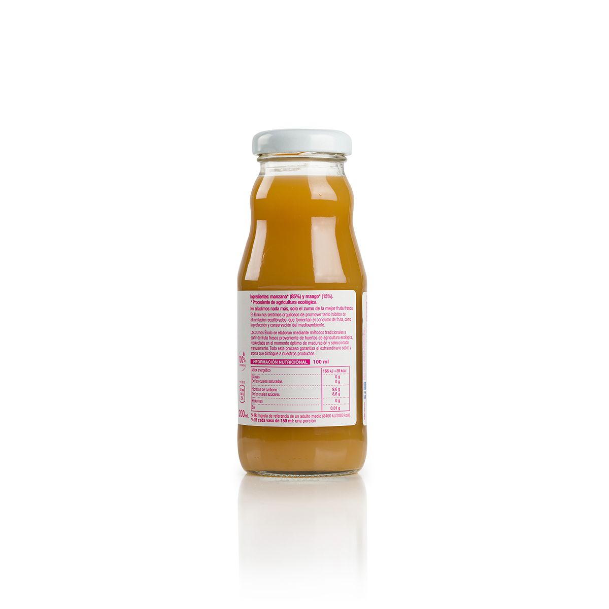 Ékolo 100% Organic Apple and Mango Juice 200 ml