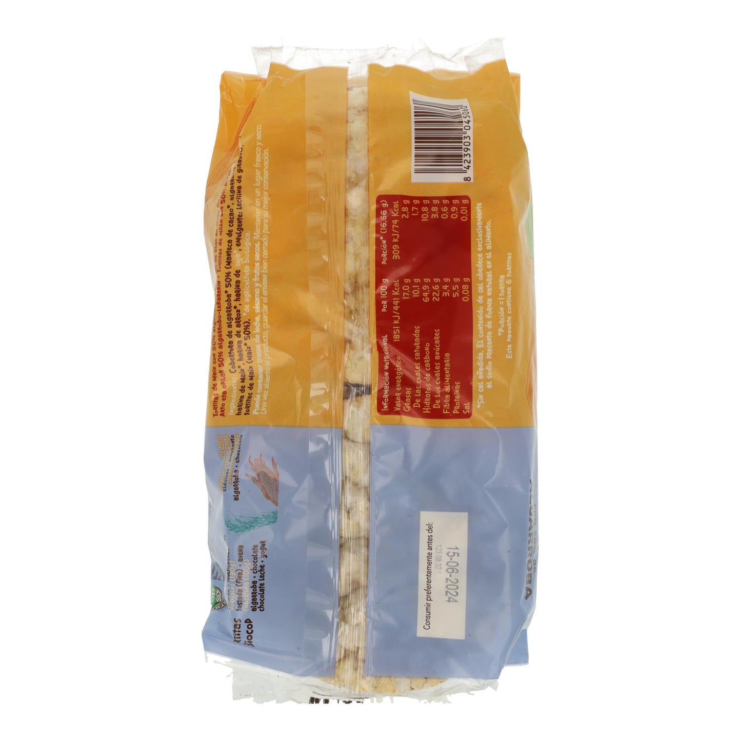 Crêpes au maïs et à la caroube Biocop 100 g