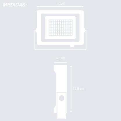 Vaste LED-spot 10W