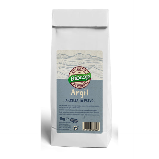 Vit lera Argil Biocop, 1 kg