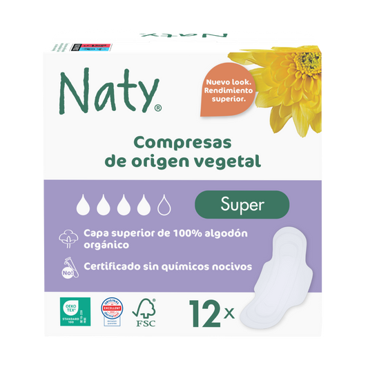 Super-Binden, Naty, 12 Stück