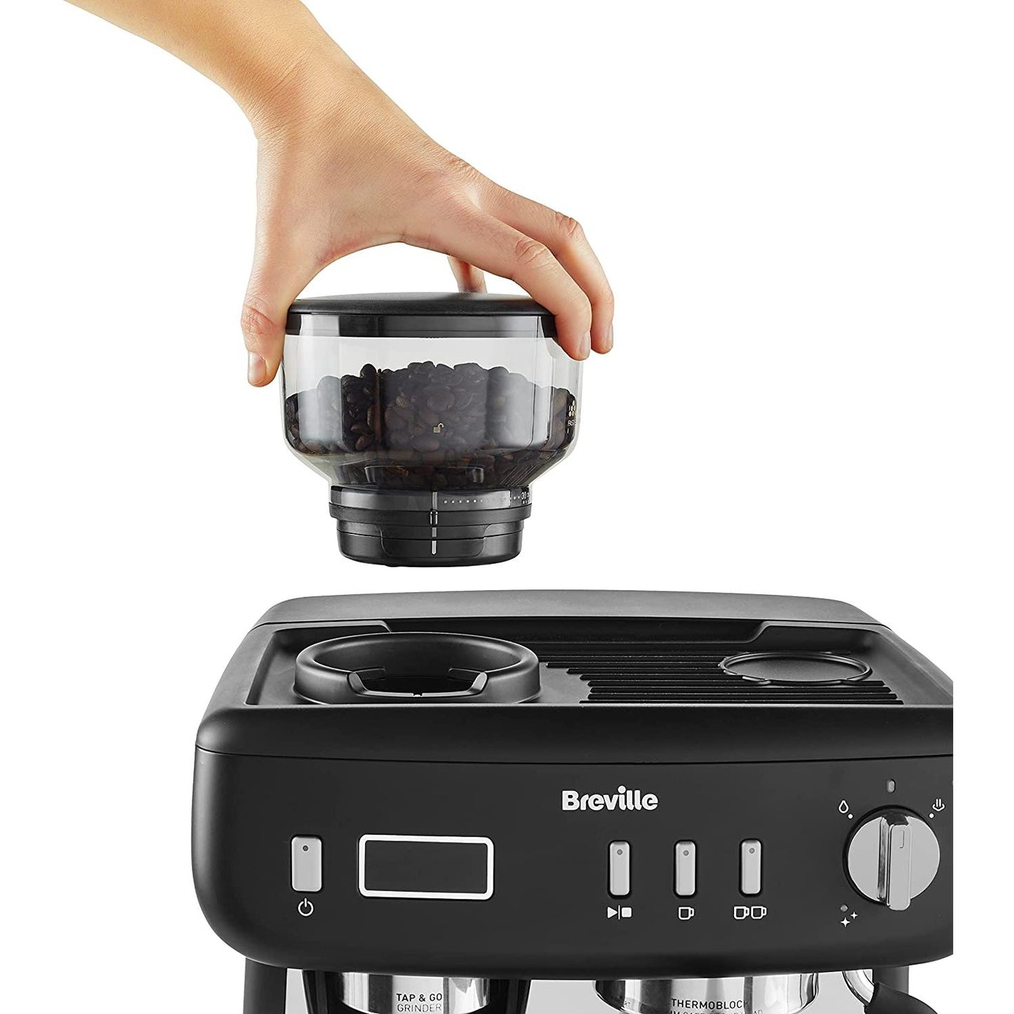 Machine à café Breville Barista Max+ Noir (reconditionnée)