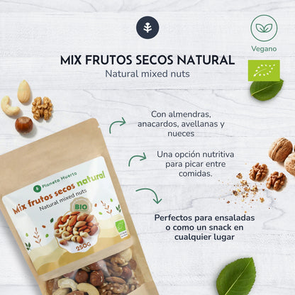 Natürliche Nussmischung ECO Planeta Huerto 250 g