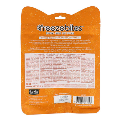 Kit Cat FreezeBites – Lachs 15 g Natürlicher gefriergetrockneter Snack für Katzen