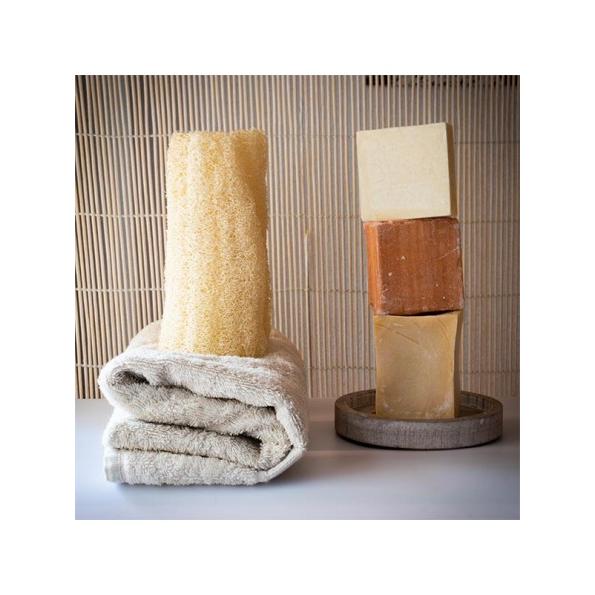Luffa-Schwamm zum Körperpeeling 7,5 x 15 cm