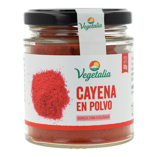 Poudre de poivre de Cayenne Bio Vegetalia 80 g 