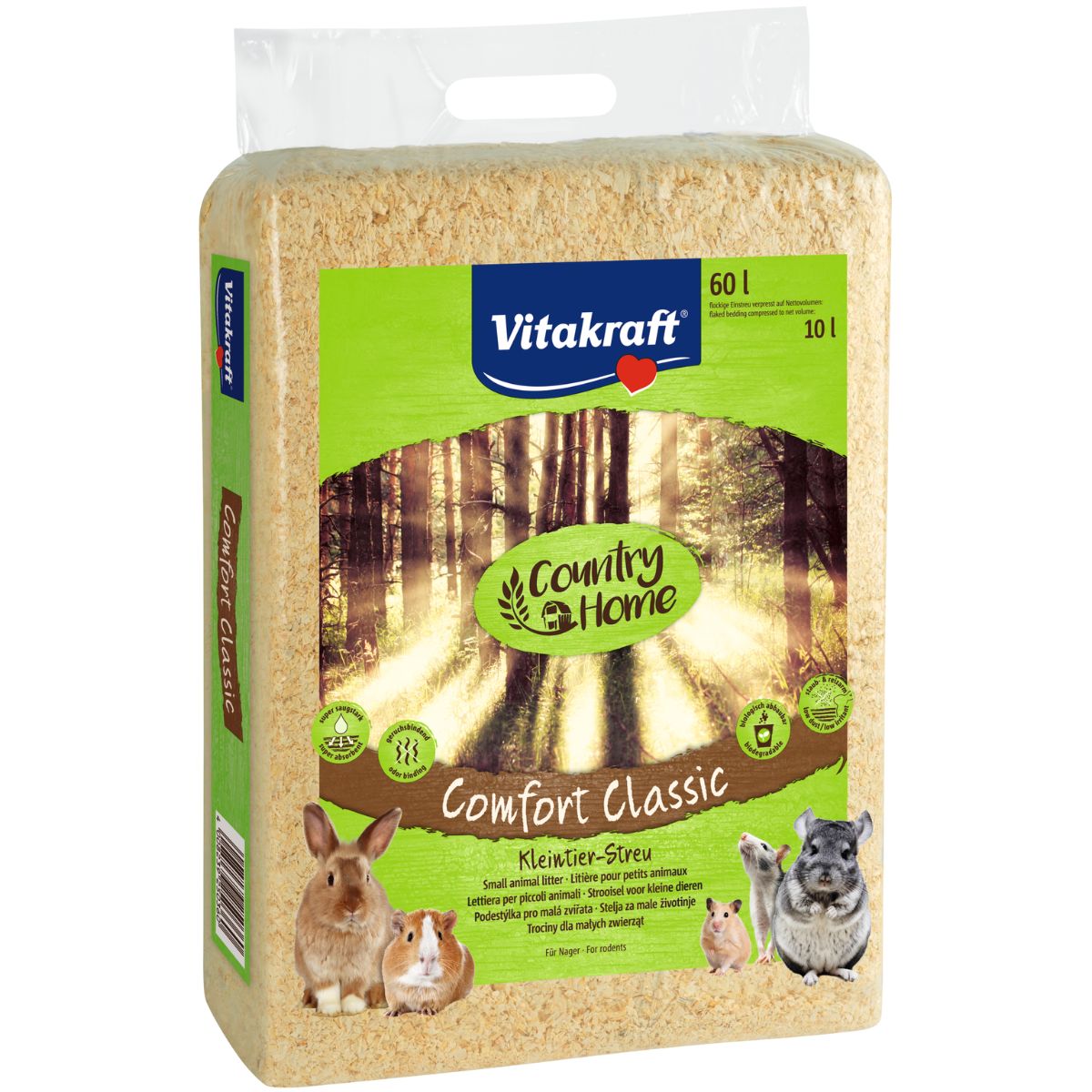 Vitakraft Naturalne wióry dla gryzoni 60 l