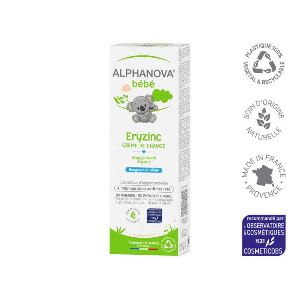 Natürliche Windelcreme Eryzinc Baby Alphanova 75 g