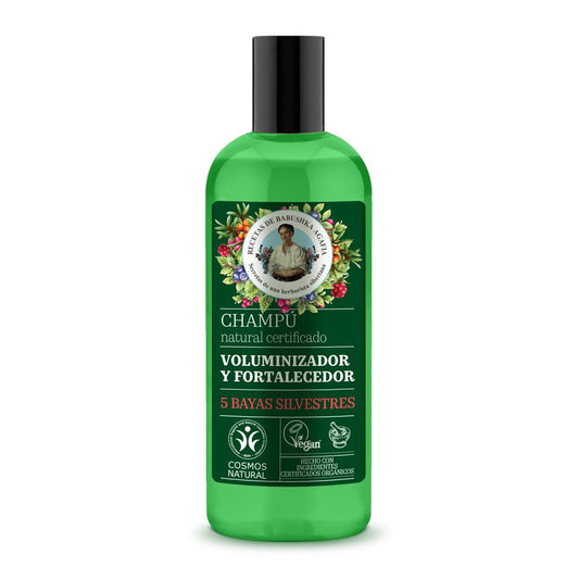 Gecertificeerde natuurlijke shampoo voor meer volume en sterkere haren Agafia Natura Siberica 260 ml