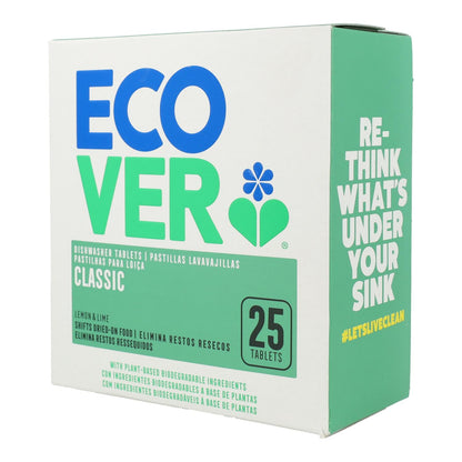 Pastilles pour lave-vaisselle Classic Ecover, 25 pastilles de 20 g