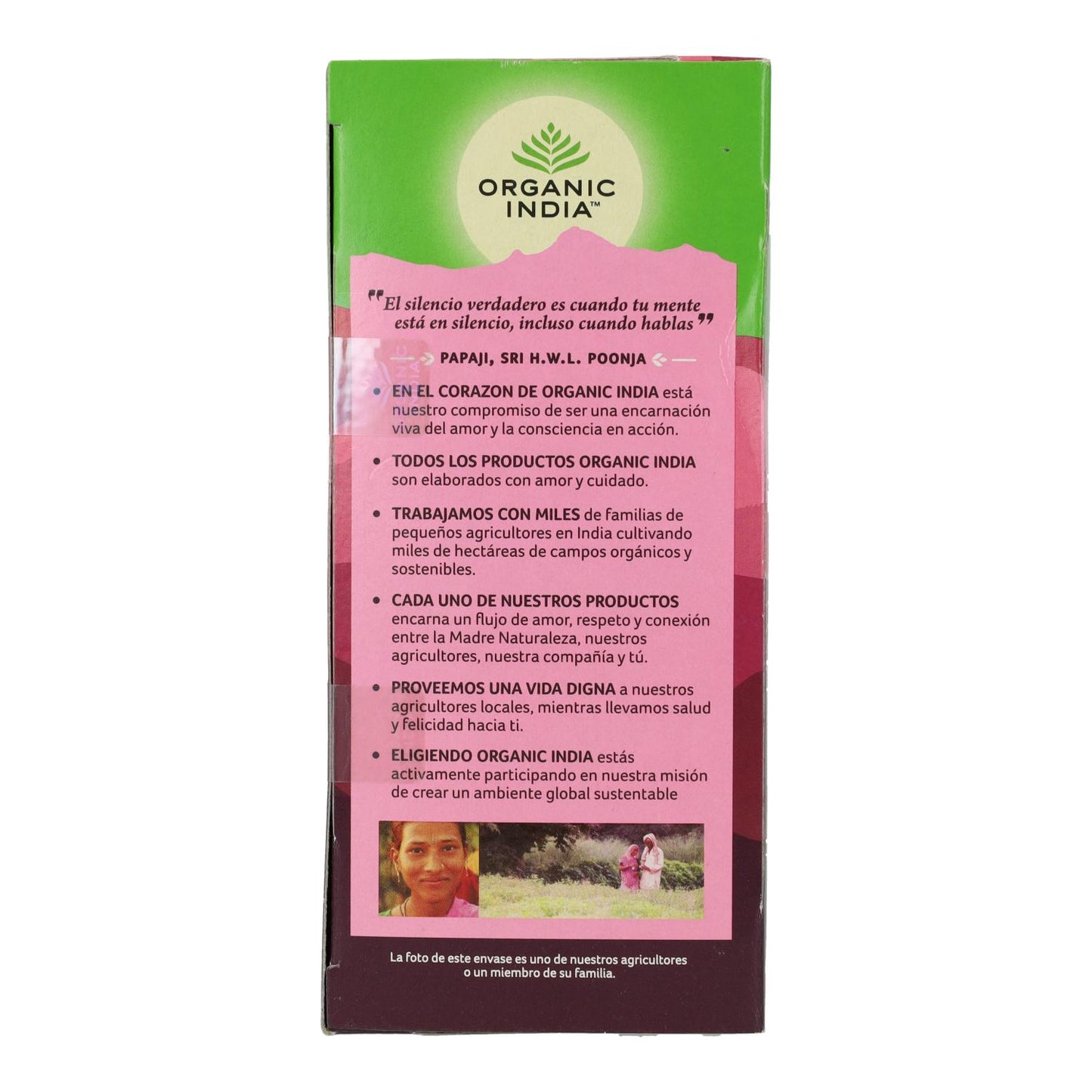 Tulsi Sweet Rose Organic India 25 tea bags