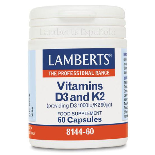 Vitamina D 3 1000 Ui e Vit K2  90 Ug, Lamberts