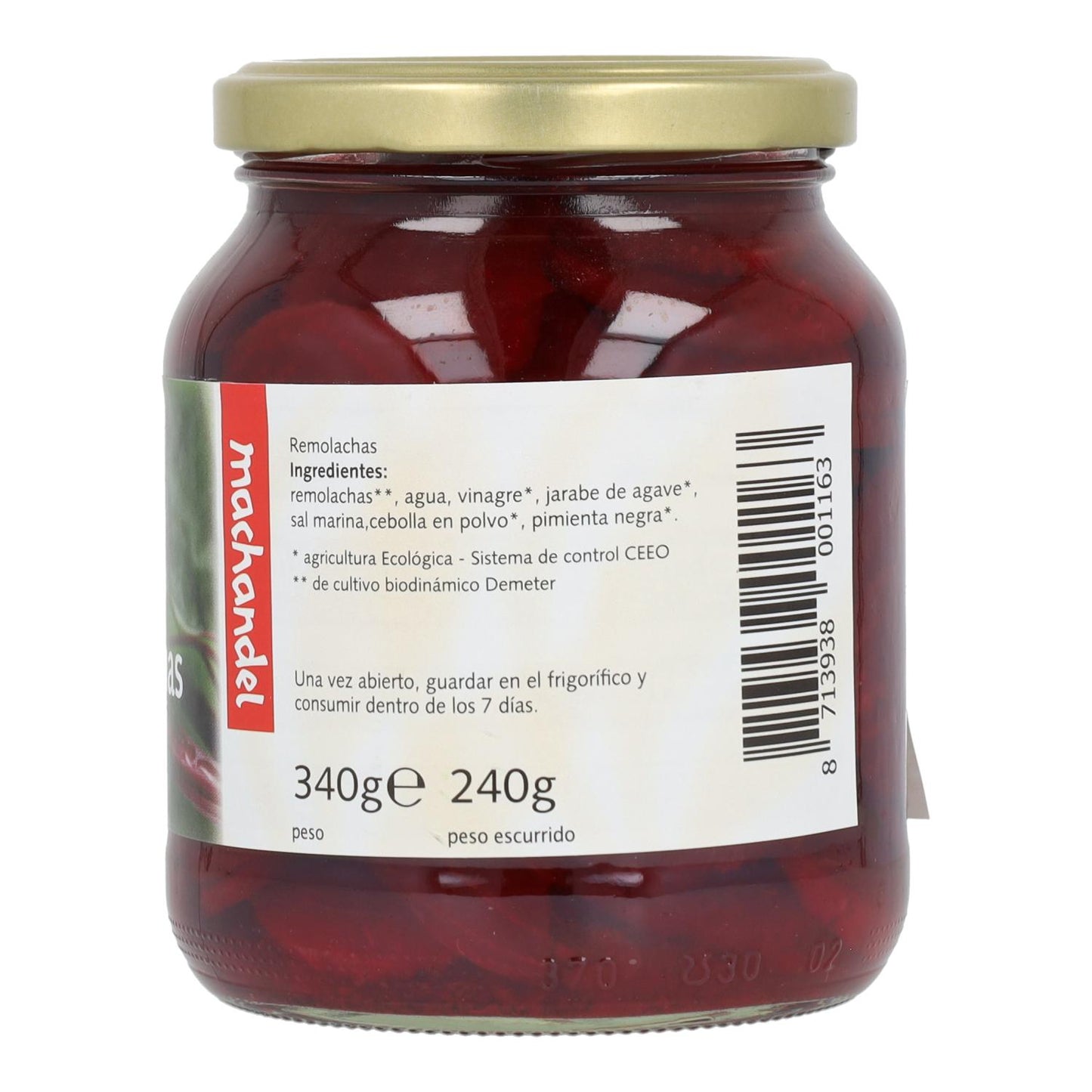 Barbabietola biologica Demeter Machandel 350 g