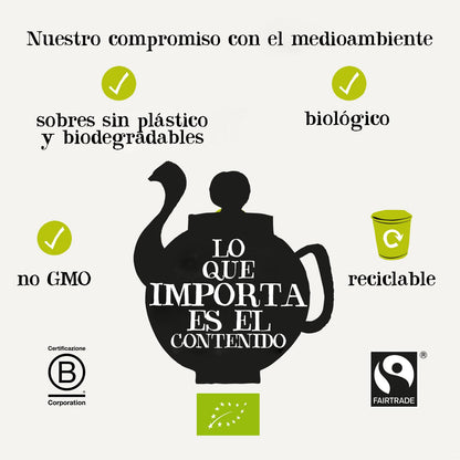 Tè verde al limone biologico Cupper 20 bustine