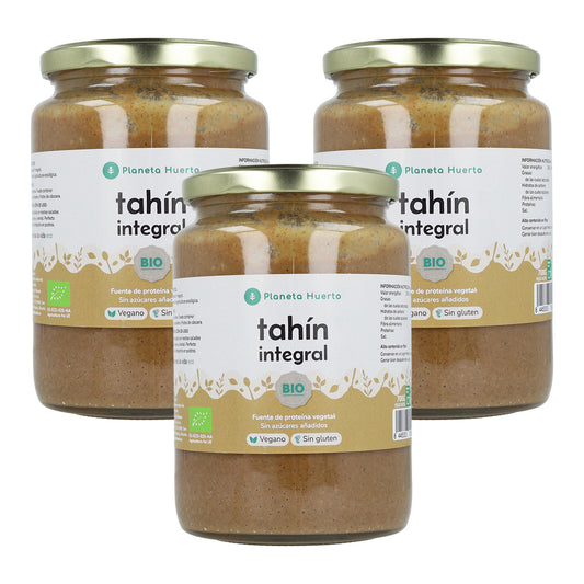 Opakowanie 3x Tahin pełnoziarnisty ECO Planeta Huerto 700 g