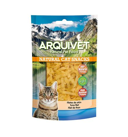 Thunfischfilets Arquivet 50 g Natürlicher Snack für Katzen