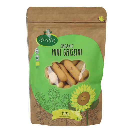 Mini Grissini Colines med pipas BIO glutenfria Zealia 75 g