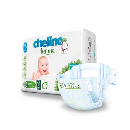 Confezione da 6 pannolini T4 9-15 kg Chelino Nature 34 pezzi