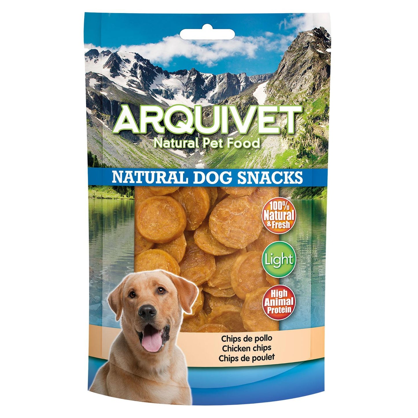 Naturligt hundgodis Kycklingchips  Arquivet  100 g