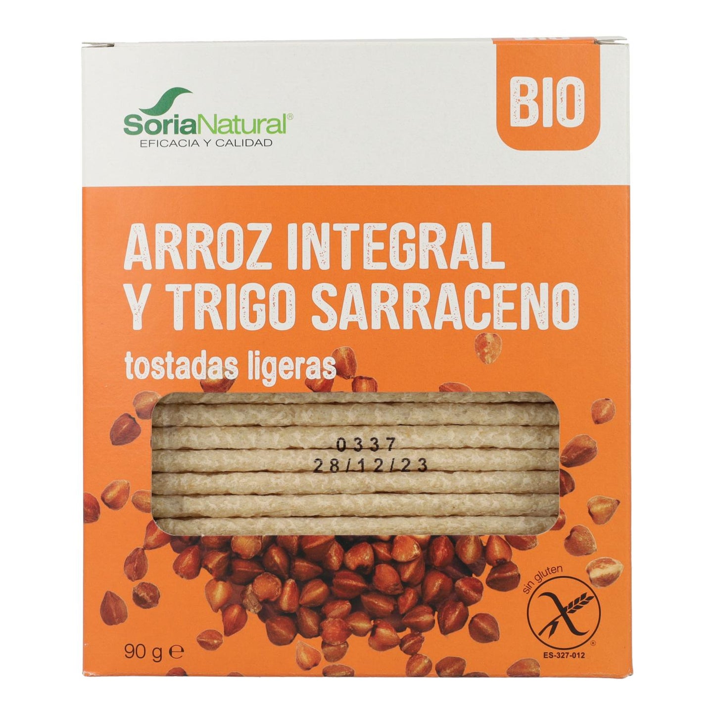 Reis- und Buchweizen-Toast Soria Natural 90 g