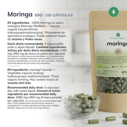 Moringa biologica Planet Garden 150 capsule
