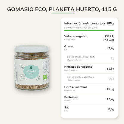 Información nutricional