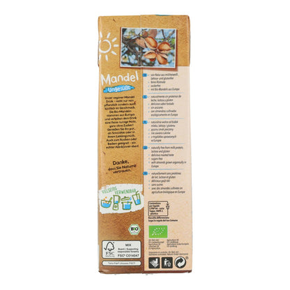 Boisson aux amandes sans sucre Bio Natumi 1 L