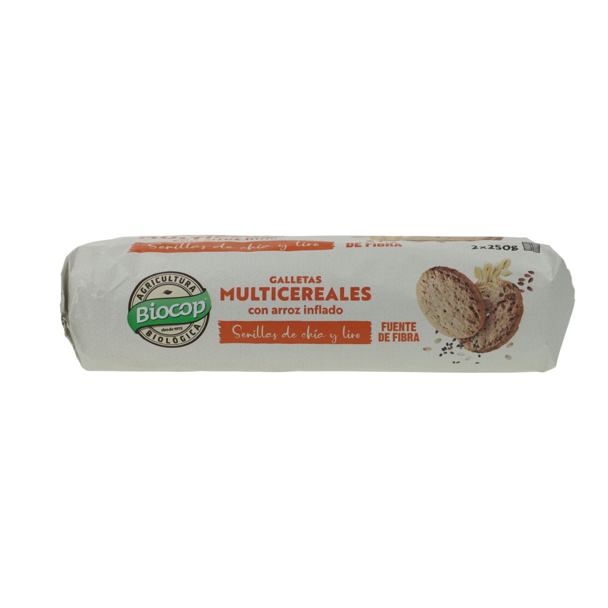 Biscotti multigrano con riso soffiato BIO Biocop 2 confezioni da 500 g