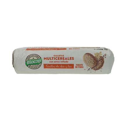 Biscotti multigrano con riso soffiato BIO Biocop 2 confezioni da 500 g