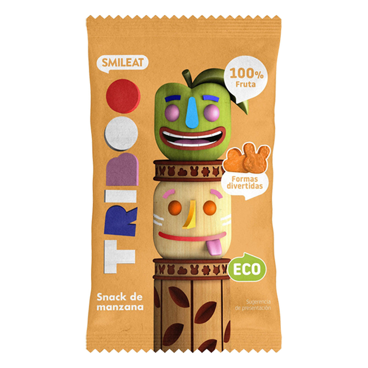 Pack Mix Snacks Triboo fruits ECO Smileat 5 unités 25 g