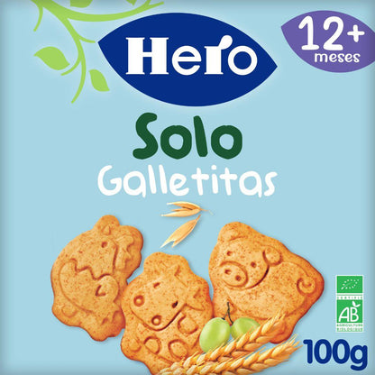 Pack 7x Biscuits animaux Solo Cereales 100 g-Hero Solo