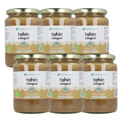 Opakowanie 6x Tahin pełnoziarnisty ECO Planeta Huerto 700 g