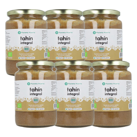 Pack 6x Wholemeal Tahin ECO Planeta Huerto 700 g