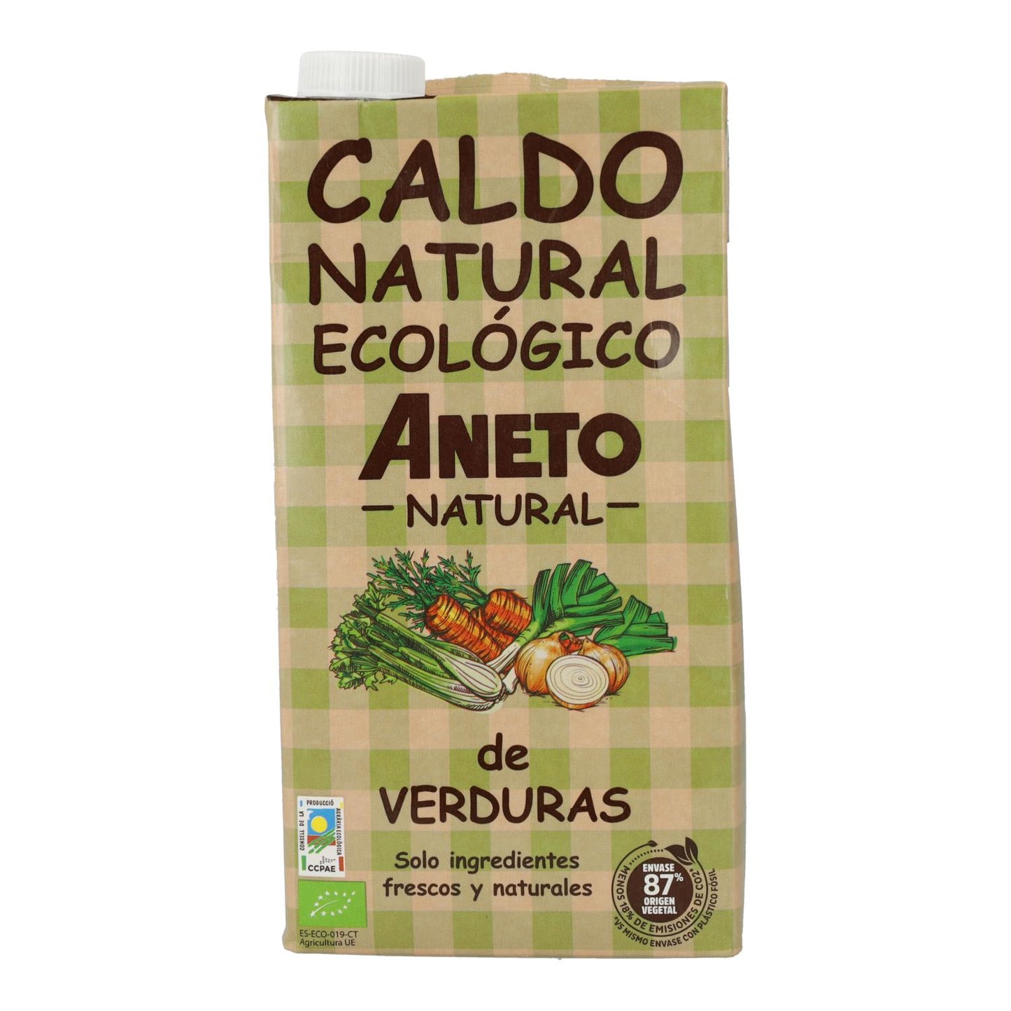 Bouillon de légumes naturel ECO Aneto 1L