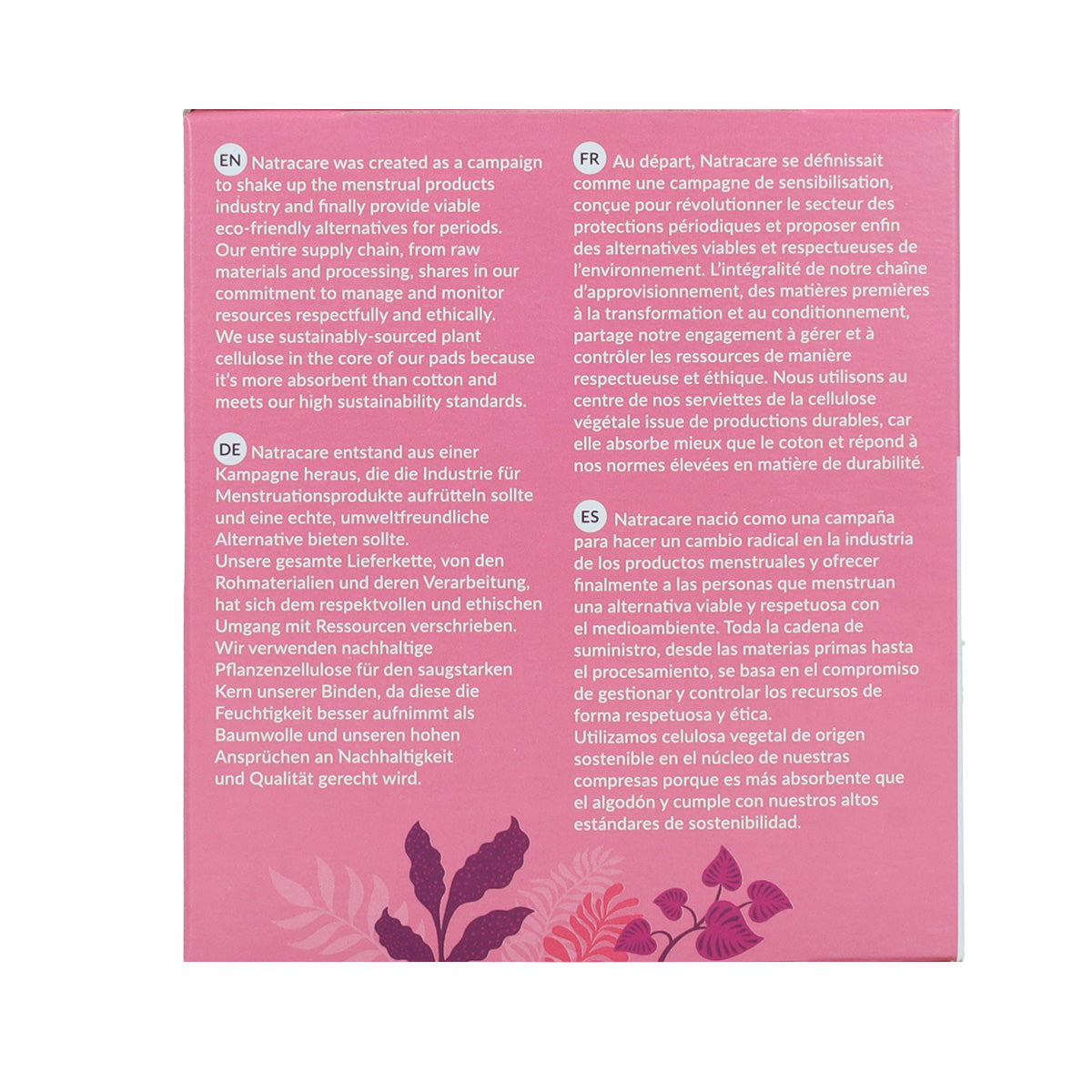 Ultralång bindor med vingar bio Natracare 8 st