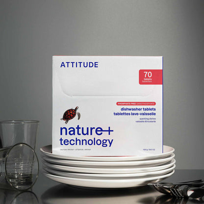 Diskmedelstabletter Nature + technology 70 stycken