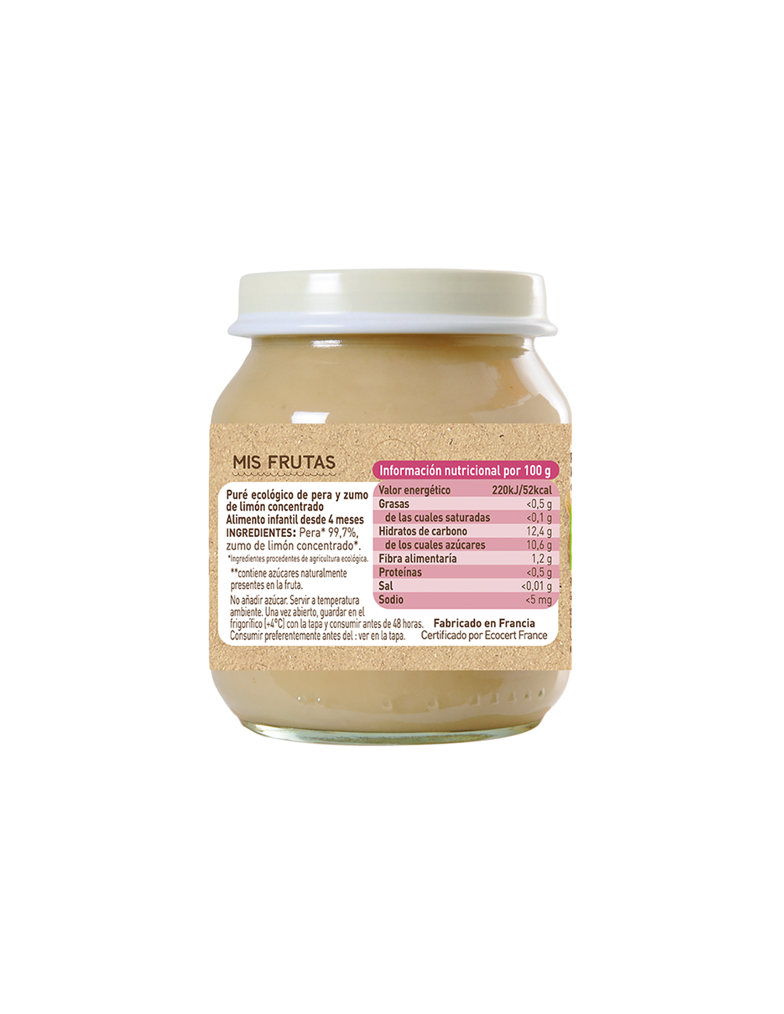 Vasetto Pera Babybio 130 g