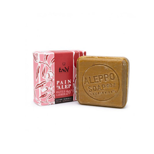 Savon d'Alep Tadé 20 % Laurier. 100 g.