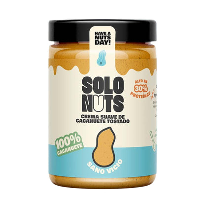 Mjuk jordnötskräm 100 % Solo Nuts 280 g
