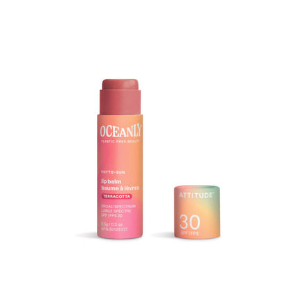 Oceanly – PHYTO-SUN Lippenbalsam mit Farbe LSF 30 – Terrakotta, Attitude, 8,5 g